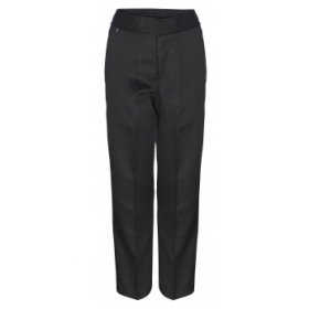 Slim Fit Boys Trousers - CHARCOAL