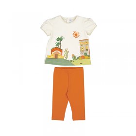 Mayoral Two-Piece Top & Leggings Set Style 1736 - Clementine