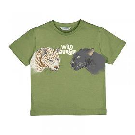 Mayoral S/S Wild Jungle Print T-Shirt Style 3011 - Iguana